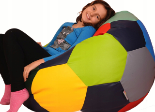 Sedací vak do detskej izby - Veľká nepremokavá guľa Pouf 90 cmxxxl sako taška