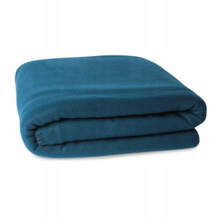 Prikrývka, prehozy na posteľ - Veľká teplá námornícka modrá polárna prikrývka 200x220 Bedspread