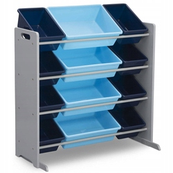Úložný box pre deti - Big Blue Grey Hračky pre hračky pre deti