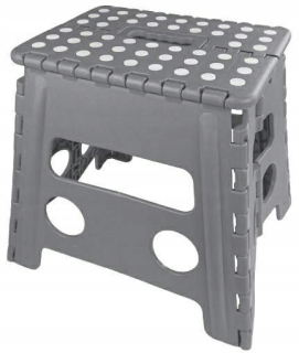 Veľké skladanie stolice pre vane 32 cm/150 kg