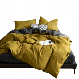 Kompletný set posteľných obliečok - Dvojitý -hladký podstielka 200x220 2x vankúše 4cz
