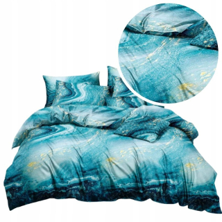 Kompletný set posteľných obliečok - Dvojitá podstielka 160x200 + 2x vankúš 3 diely