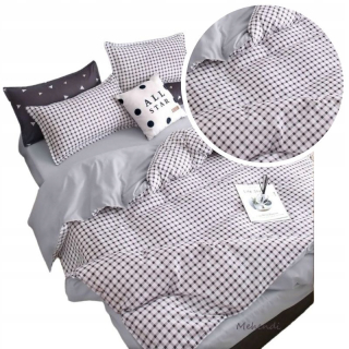 Kompletný set posteľných obliečok - Dvojitá podstielka 160x200 + 2x sada vankúšov