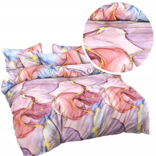 Kompletný set posteľných obliečok - Posteľná bielizeň 160x200 Moss Polka bodky