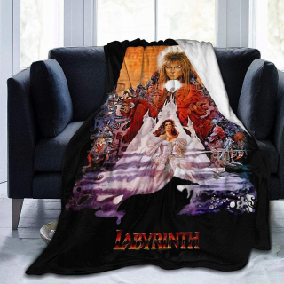 Prikrývka, prehozy na posteľ - David Bowie Labyrinth 1986 kráľovná Koc