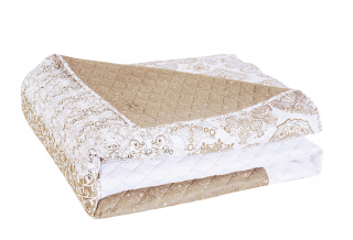 Prikrývka, prehozy na posteľ - Deco King Blue -up Alhambra Bei+WH 220x240