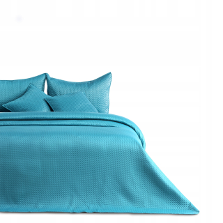 Prikrývka, prehozy na posteľ - Dekoratívne tyrkysové 1 170x210cm prešívané vzor