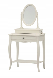 Toaletný stolík - Livin Hill White Poceeter 70 x 140 x 40 cm