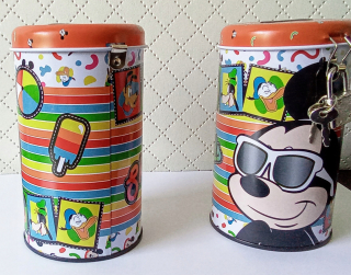 Pokladnička pre deti - Disney Mickey Mouse Piggy Bank 2 Popet Keys