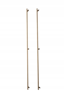 Úchytky na nábytok - Hodnotenie dlhej rukoväte do šatníkovej zlatej rohože 750 mm