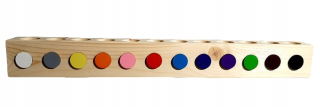 Úložný regál, polica do izby - Drevené triedič pre organizátor pastných organizátorov Montessori 12