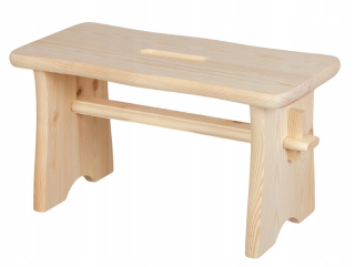 Drevená stolica borovica 20 cm, rev stolička