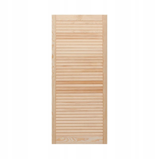 Šatniková skriňa do spálne - Openwork borovicové fronty 110 cm x 44,4 cm