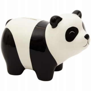 Veľká keramická prasiatka banka panda