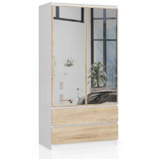 Šatníková skriňa do študenskej izby - Masimo RTV Artisan Table Priemyselné nohy 200 cm