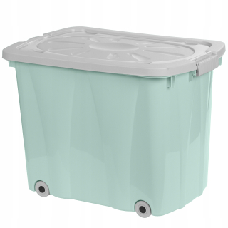 Úložný box pre deti - Ikea Antilop biela/strieborná stolička