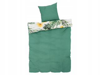 Kompletný set posteľných obliečok - Dvojitá saténová podstielka 100% bavlna 140x200cm