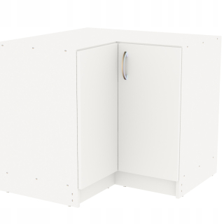 Kuchynská skrinka - ED ECON WHITE B_SN90X90_2F rohová skrinka