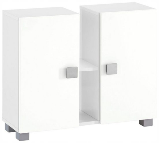Skrinka do kúpeľne - Edia Petsing Cabinet 70,5 x 21,5 x 59 biela