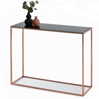 Konzolový stolík do predsiene - Elegantná konzola pre sieň Bali Copper CZA MA