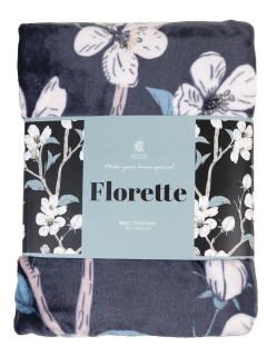 Prikrývka, prehozy na posteľ - Elegantná prikrývka Bedspread Plaid 150x200 Florette Flowers