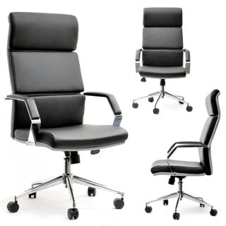 Kancelárske kreslo - Elegantné vysoké kreslo pre Bond Black Office