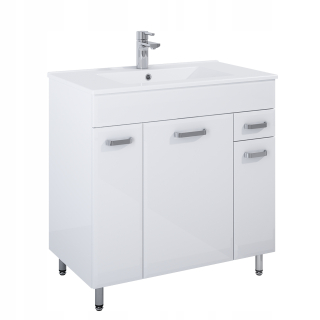 Skrinka do kúpeľne - Elite sada Amigo Kyra 80 3d 1S White 167174