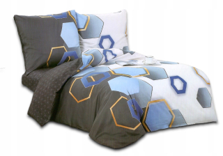 Kompletný set posteľných obliečok - Greno bavlnená saténová podstielka 140x200 - Kjóto