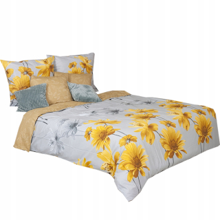 Kompletný set posteľných obliečok - Elway Bedding Set 200x220 Saténová bavlna