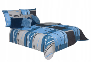 Kompletný set posteľných obliečok - Hotelová podstielka 140x200 + 50/70 biela bavlna150g