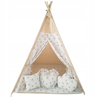 Baldachýn - Eco Tipi čerešne/béžová