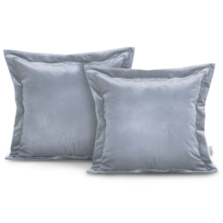 Obliečka na vankúš - Elegantné strieborné vankúše 45x45 cm