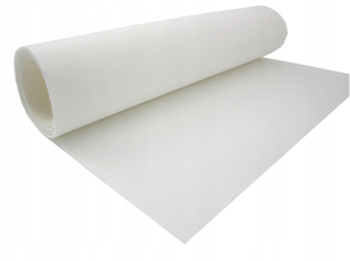 Dýha na nábytok - Self -adhézne plstené biele 3 mm mäkké 50x150 cm