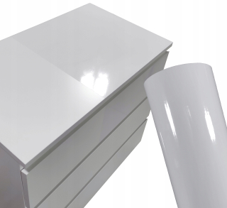 Dýha na nábytok - Bezfarebný nábytok fóliu 100x100 Mat Shine Shine lesk