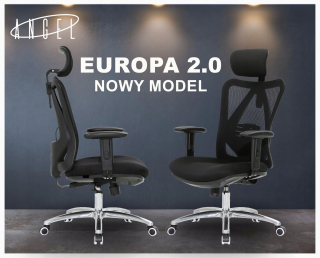 Kancelárske kreslo - Angel Europa 2 Rotary Office Armchair -! Propagácia!