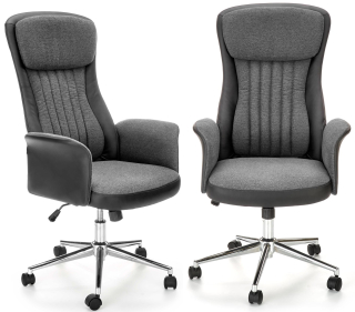 Kancelárske kreslo - Argento Black and Grey Halmar Rotary Office