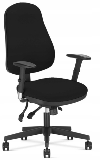Kancelárske kreslo - Dôstojník R15 Rotary Office Black Nový štýl