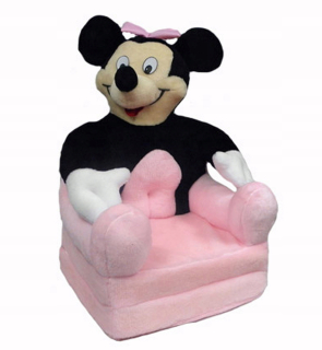 Kreslo do detskej izby - Minnie plnené sedadlá skladacia pohovka Pouf