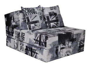 Matrac na posteľ - Priečinková stolička Pouf matrace15cm pre hostí, deti