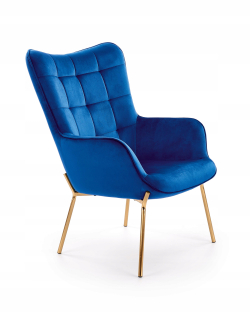 Stolička do detskej izby - Castel 2 granátové jablko / Zlatý Halmar Holiday Gorkchair