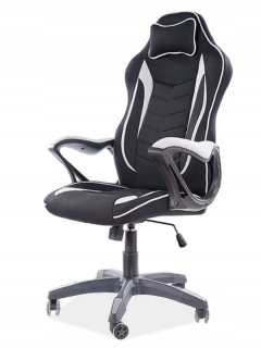 Kreslo do študenskej izby - Zenvo čierna/šedá značka Rotary Youth Armchair