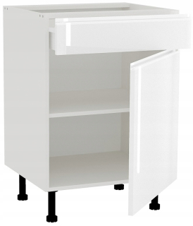 Kuchynská skrinka - Freddi Basic White Gloss B_S60_1S_P stojace