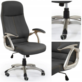 Kancelárske kreslo - SEDION SWIVEL KOZIDLA BLACK ECO -LEATHER