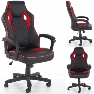 Kancelárska stolička, kreslo - Wilets Office Armchair Black Red pre počítač
