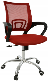 Stolička do detskej izby - Emma Armchair, červená vetraná kancelária
