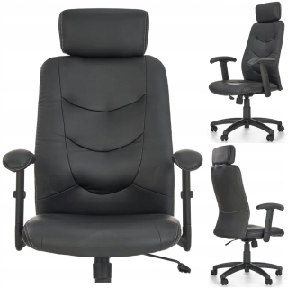 Kancelárske kreslo - Koža z kresla skrinky Čierny stôl pre stôl