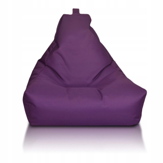 Sedací vak - Čierna stolička, čalúnené, velor salón YV-02