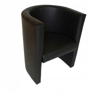 Kreslo do obývačky - Amazon Club predseda - SkaJ Eco Leather Black