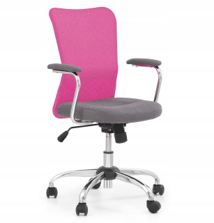 Stolička do detskej izby - Stolička Andy Swivel pre ružový stôl