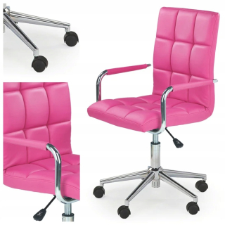 Kancelárske kreslo - Rotačné kreslo pre detský stôl Gonzo 2 Pink